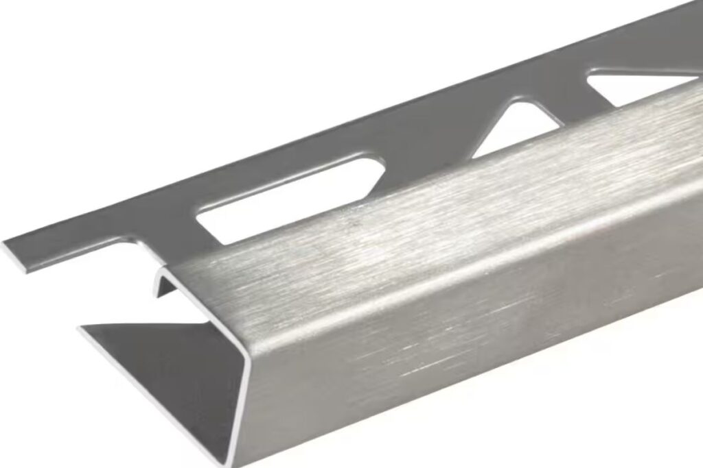 Stainless Square External Tile Trim Profiles in uae