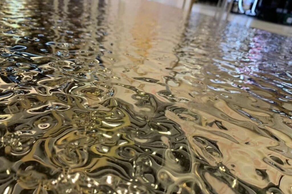 Water Ripple Silver Sheet in uae